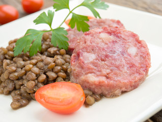 cotechino and lentils