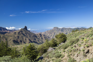 Obraz premium Gran Canaria, Caldera de Tejeda, January