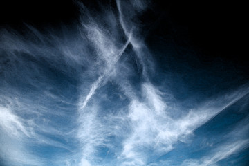 Background of the sky. The night sky. Abstract background. Atmosphere and meteorology. Curtain of smoke.