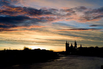 Sunrise at the river