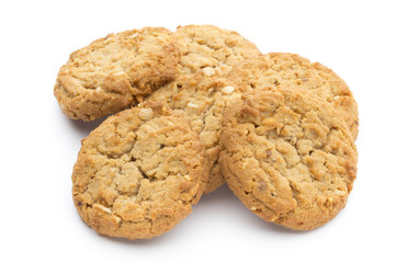 Cookies on the isolated background.