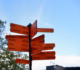 Amsterdam - wskaźnik stolic europejskich © jaworex