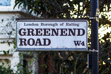 Obraz premium Street plates in West London