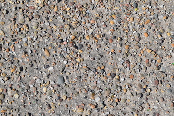 Pellet in old asphalt