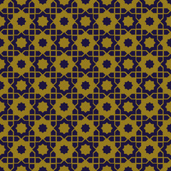 Elegant antique background image of Islam star geometry pattern.
