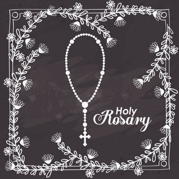 holy rosary design 