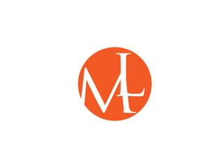 Double ML letter logo
