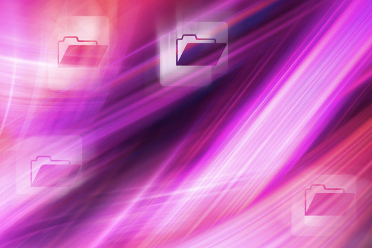 WLAN Datentransfer Ordner Netzwerk Internet Austausch