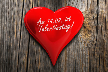 Fototapeta na wymiar Valentinstag