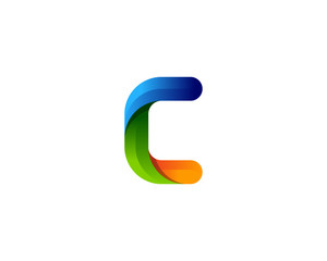 Letter C Colorful Logo Design
