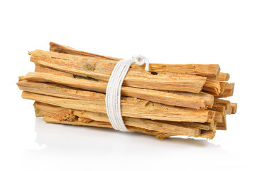 Fatwood on white background