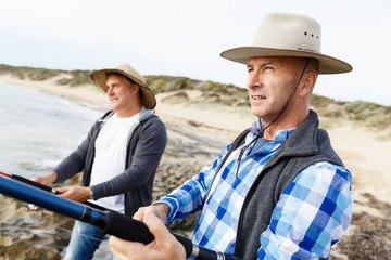 Fototapeta premium Picture of fisherman 