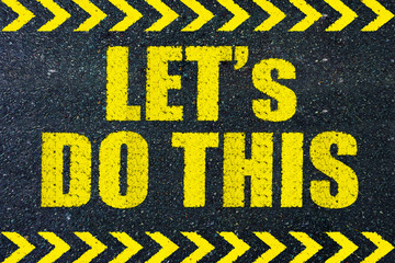 Let's do this word on road