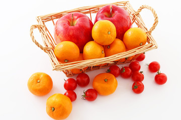 新鮮な野菜と果物