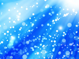 Abstract blue winter Christmas background