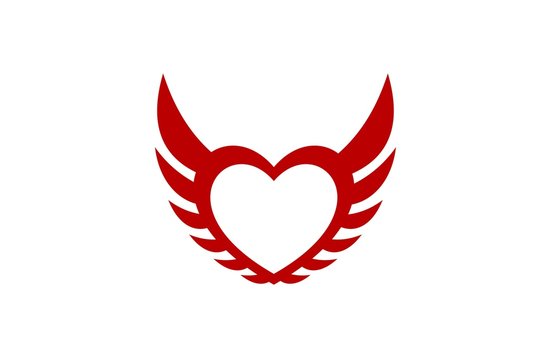 fly heart logo