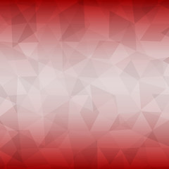 Fototapeta premium abstract geometric background of triangles on colorful red fond