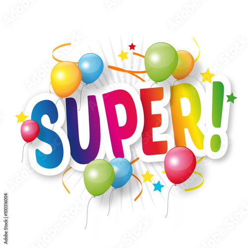  "Super !" fichier vectoriel libre de droits sur la banque d