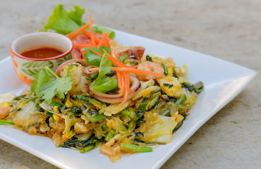 Suki Seafood,Fried vermicelli,Fried seafood.