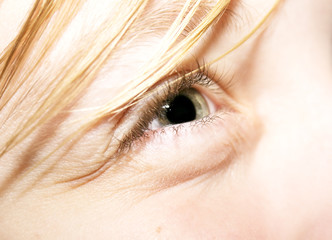 Beautiful insightful look eyes