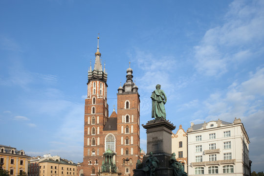 Krakow Old Town Skyline