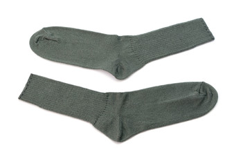 Socks isolated on white background