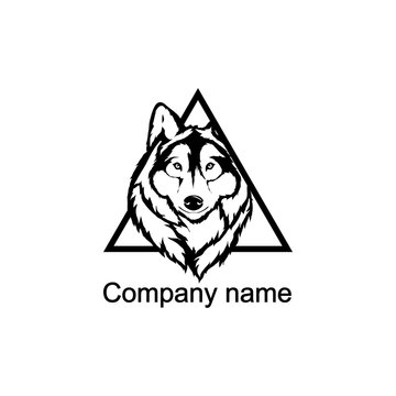 Wolf logo.Vector