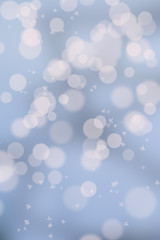 Obraz premium Abstract illustration bokeh light on blue background