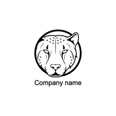 Cheetah logo.Vector