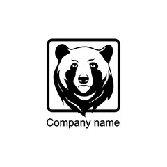 Bear logo.Vector