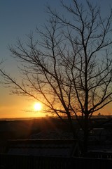 Fototapeta premium Winter sunrise