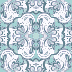Seamless pattern. Vintage decorative elements. Hand drawn background. 