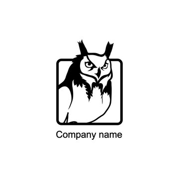 Owl logo.Vector