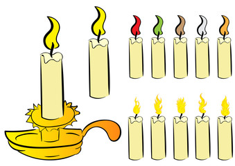 Clipart with candles