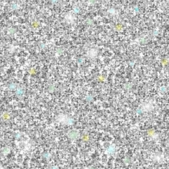 Silver Tile Glitter Background - Seamless Pattern - in vector
