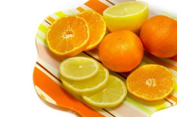 Fruits on a plate