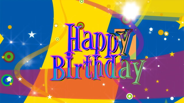 happy birthday background 