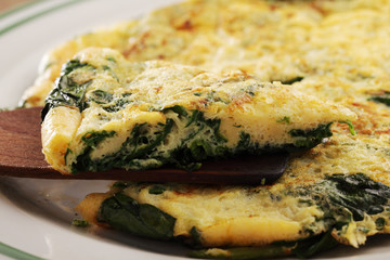 Spinach omelet