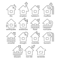 Natural Disaster Icons
