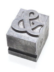 ampersand sign isolated