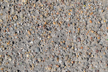 Pellet in old asphalt