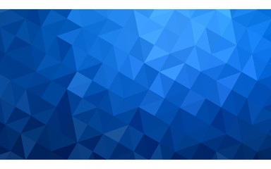 Obraz premium Dark blue polygonal design illustration, which consist of triangles and gradient in origami style.