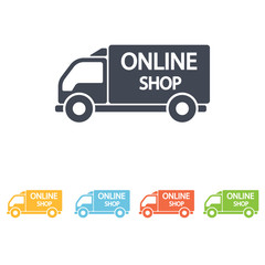 Shipping Online Store icon