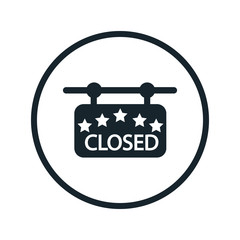 Closed label icon
