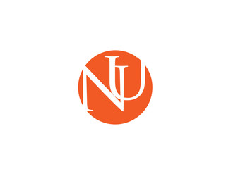 Double NU letter logo