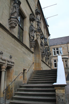 Die Rathaustreppe in Osnabrück