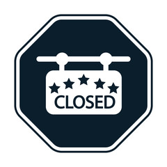 Closed label icon