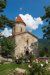 Old Albanian church in Kish Azerbaijan