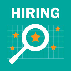 Choice of the person from the crowd for hiring. Recruitment, selection