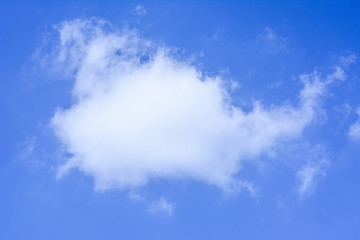 Cloud on blue sky